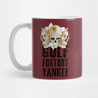 Golf Foxtrot Yankee Military Gift Mug